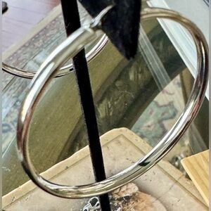 Italian Silver Hoop Earrings